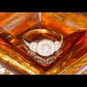 Vintage Diamond/White Gold Engagement Ring